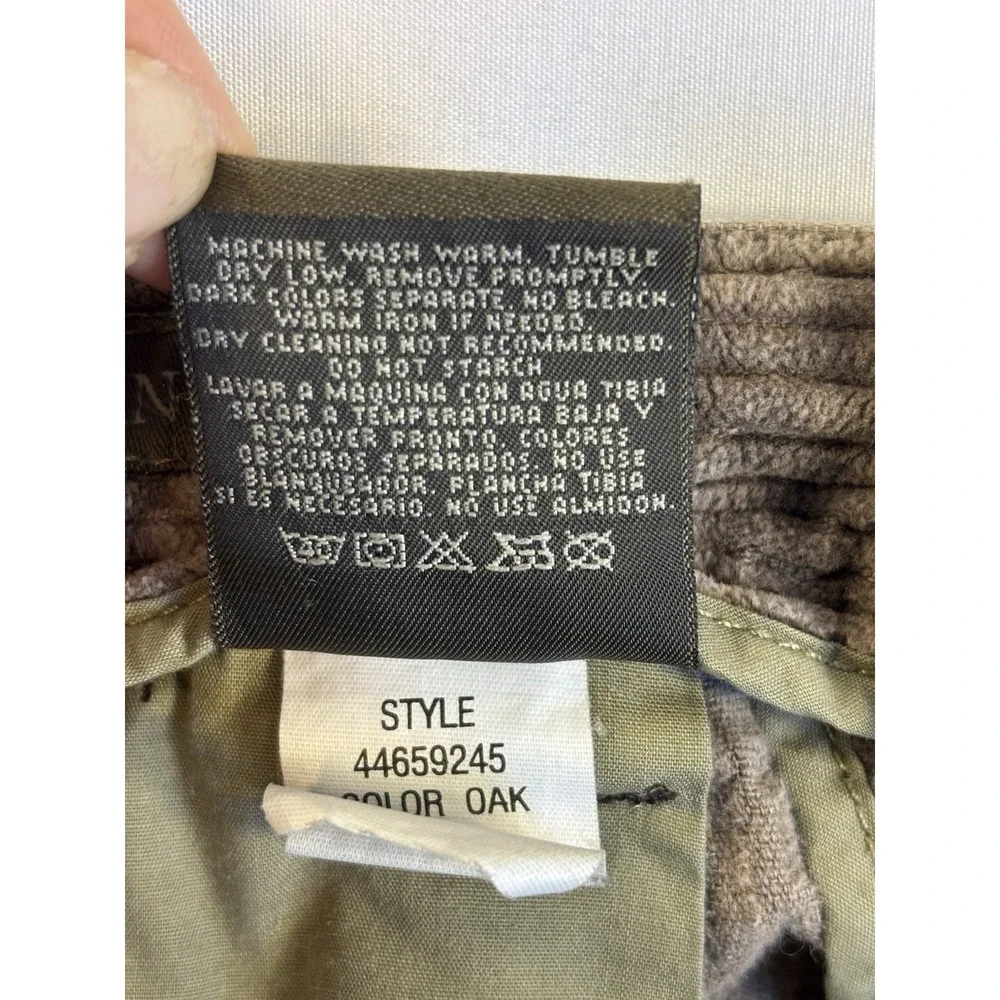 Savane Men's 32X30 Wide Wale Brown Oak Corduroy Pants Baggy Urban Streetwear